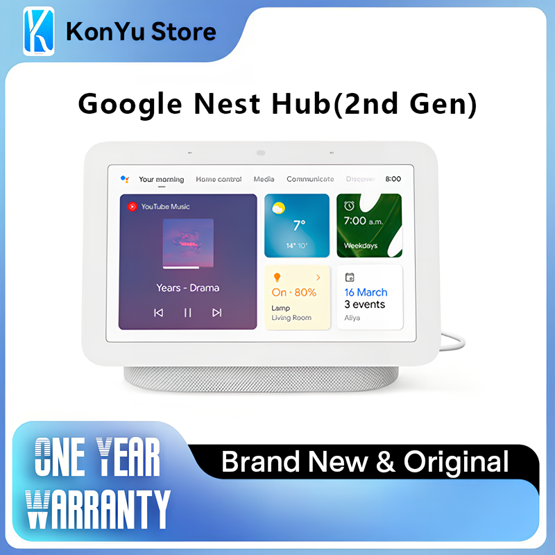 Google Speaker Nest Hub - Оригинальный Google NEST HUB (2-я GEN)