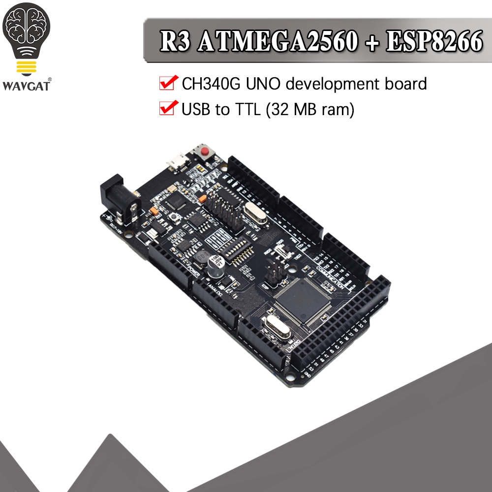 Esp8266 Nodemcu Board - Плата Mega2560 + WiFi R3 ATmega2560